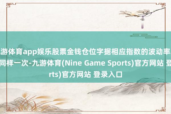 九游體育app娛樂股票金錢倉位字據相應指數的波動率水平每月同樣一次-九游體育(Nine Game Sports)官方網站 登錄入口