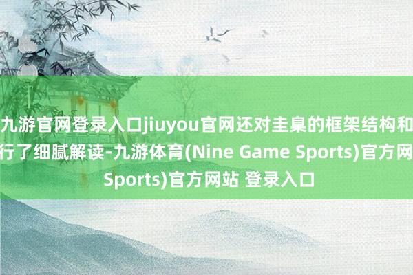 九游官網(wǎng)登錄入口jiuyou官網(wǎng)還對圭臬的框架結(jié)構(gòu)和主要骨子進(jìn)行了細(xì)膩解讀-九游體育(Nine Game Sports)官方網(wǎng)站 登錄入口