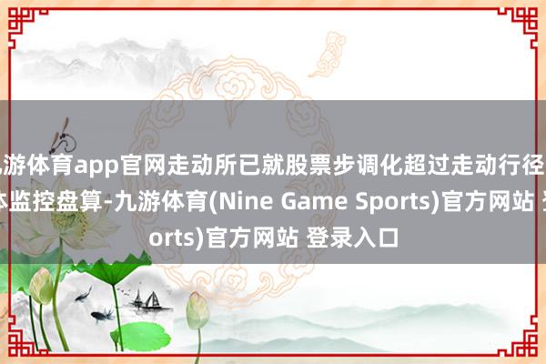 九游體育app官網(wǎng)走動(dòng)所已就股票步調(diào)化超過(guò)走動(dòng)行徑制定了具體監(jiān)控盤算-九游體育(Nine Game Sports)官方網(wǎng)站 登錄入口